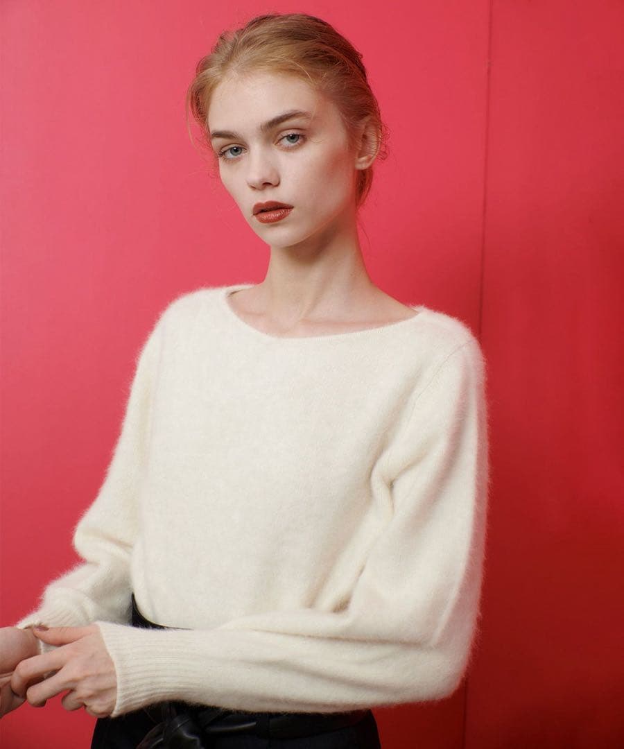 LOULOU WILLOUGHBY 2WAY V プルオーバー　ニット