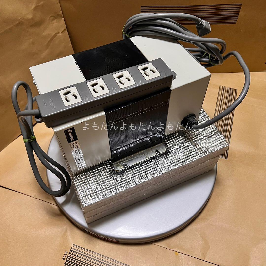 DAITRON ノイズカットトランス 入出力AC100V 1.5K VA