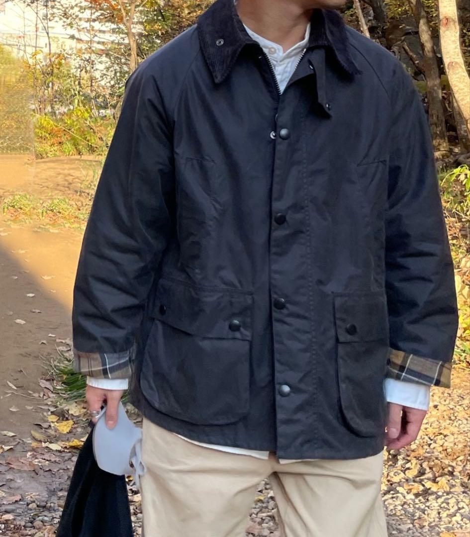 Barbour WAX BEDALE OS 38 グレー