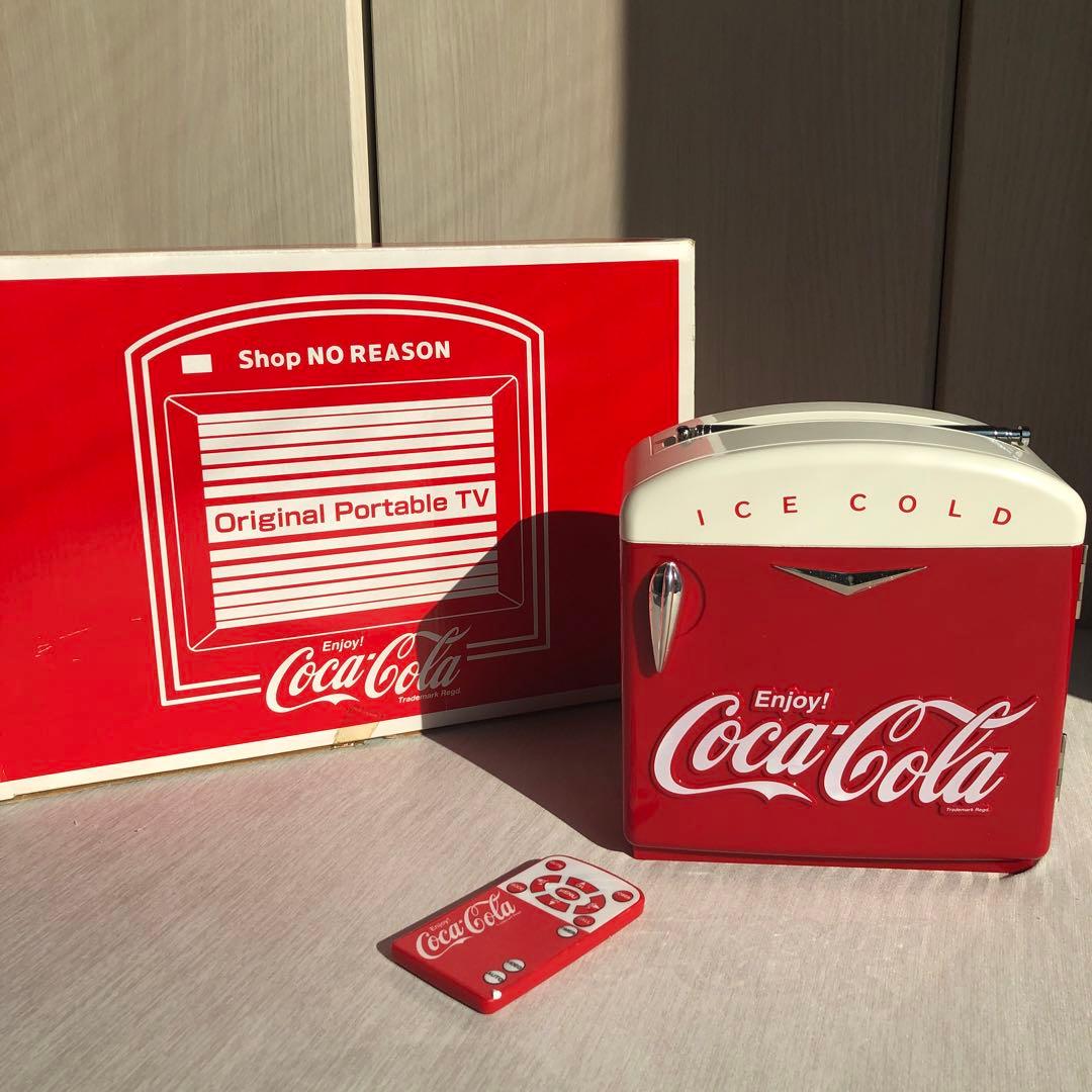 コカコーラ 当選品 オリジナルポータブルテレビ 通電OK 箱付き 非売品　レア