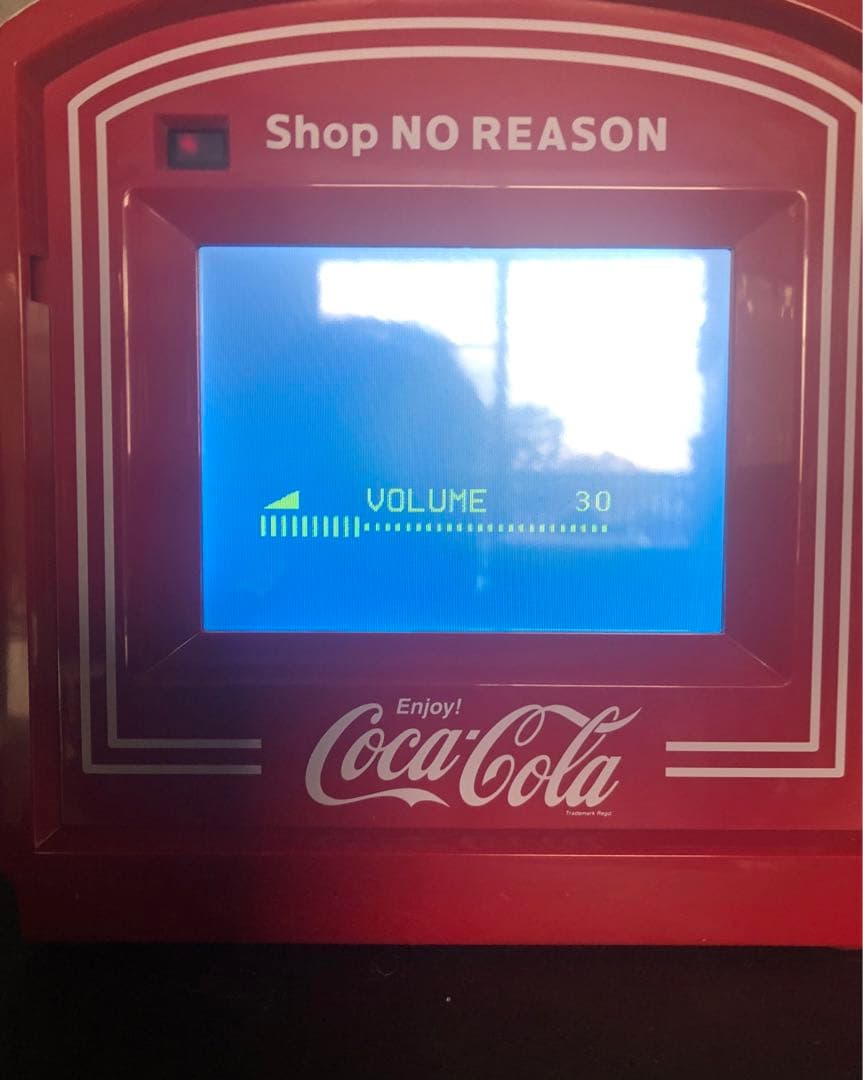 コカコーラ 当選品 オリジナルポータブルテレビ 通電OK 箱付き 非売品　レア