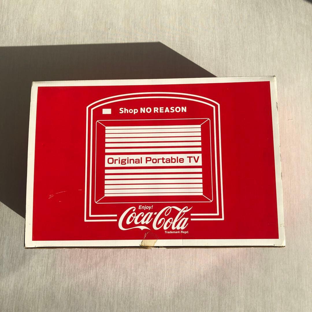 コカコーラ 当選品 オリジナルポータブルテレビ 通電OK 箱付き 非売品　レア