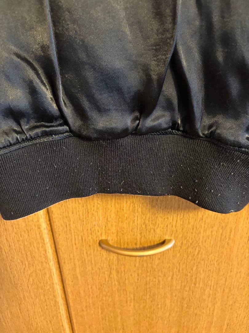 わ*お様 y2k RUDE GALLERYマリア刺繍リバーシブルスカジャン　チバ