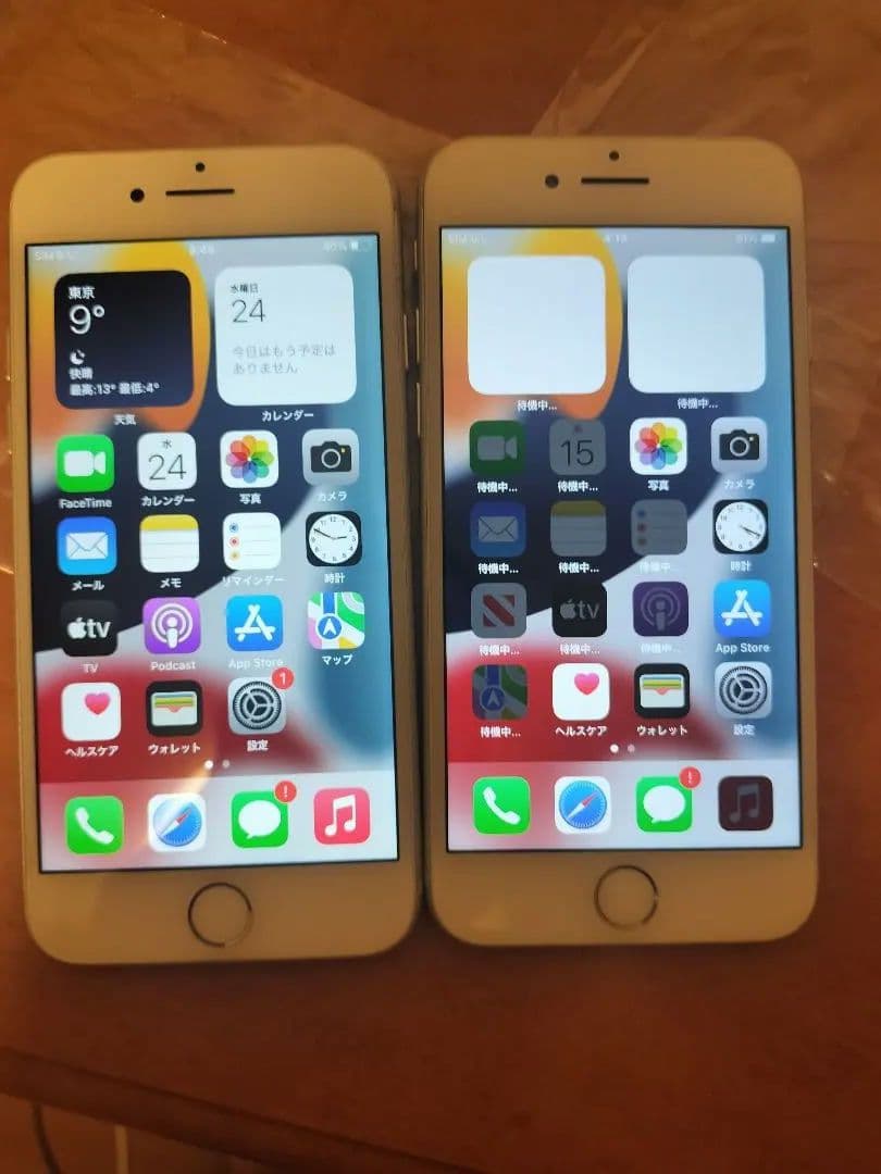 2台セット iphone7 128 gb バッテリー100% SIMフリー