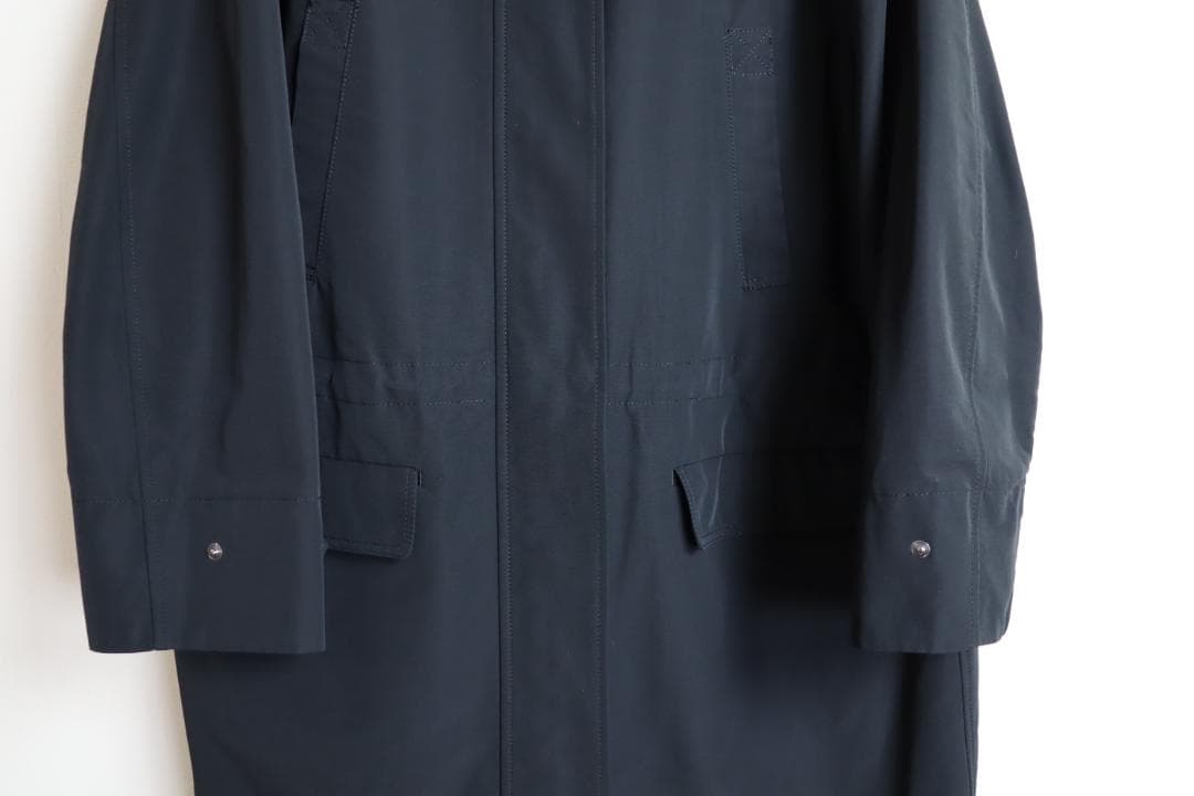 theory luxe 21AW ウォッシャブル モッズコート　ブラック