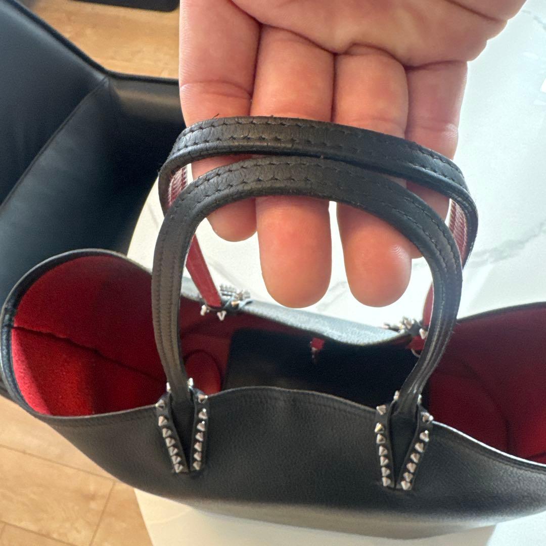 【キーホルダー付き】クリスチャンルブタン　カバタ　トートバッグ