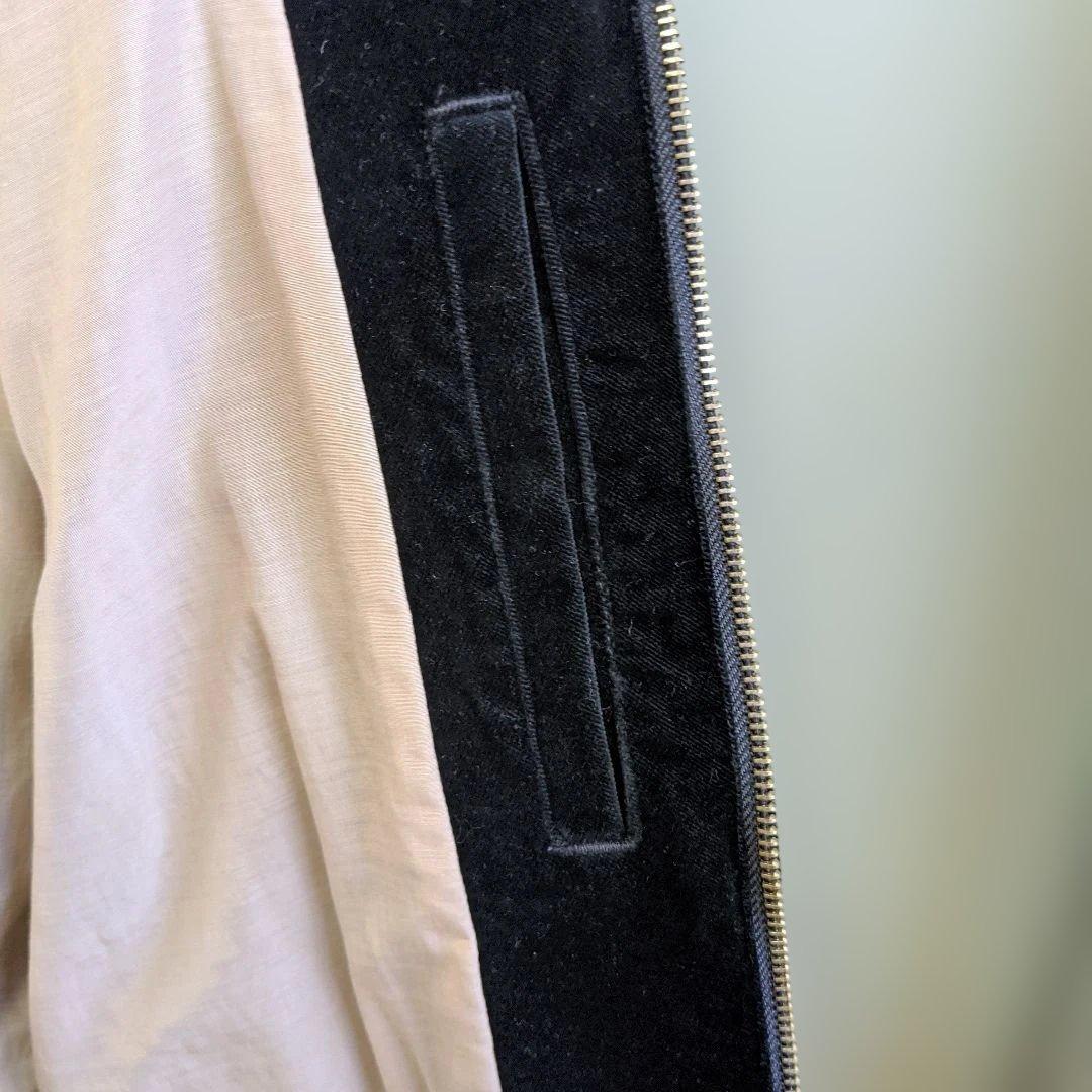 最終価格】LOST CONTROL ベロア刺繍スカジャン　黒　M