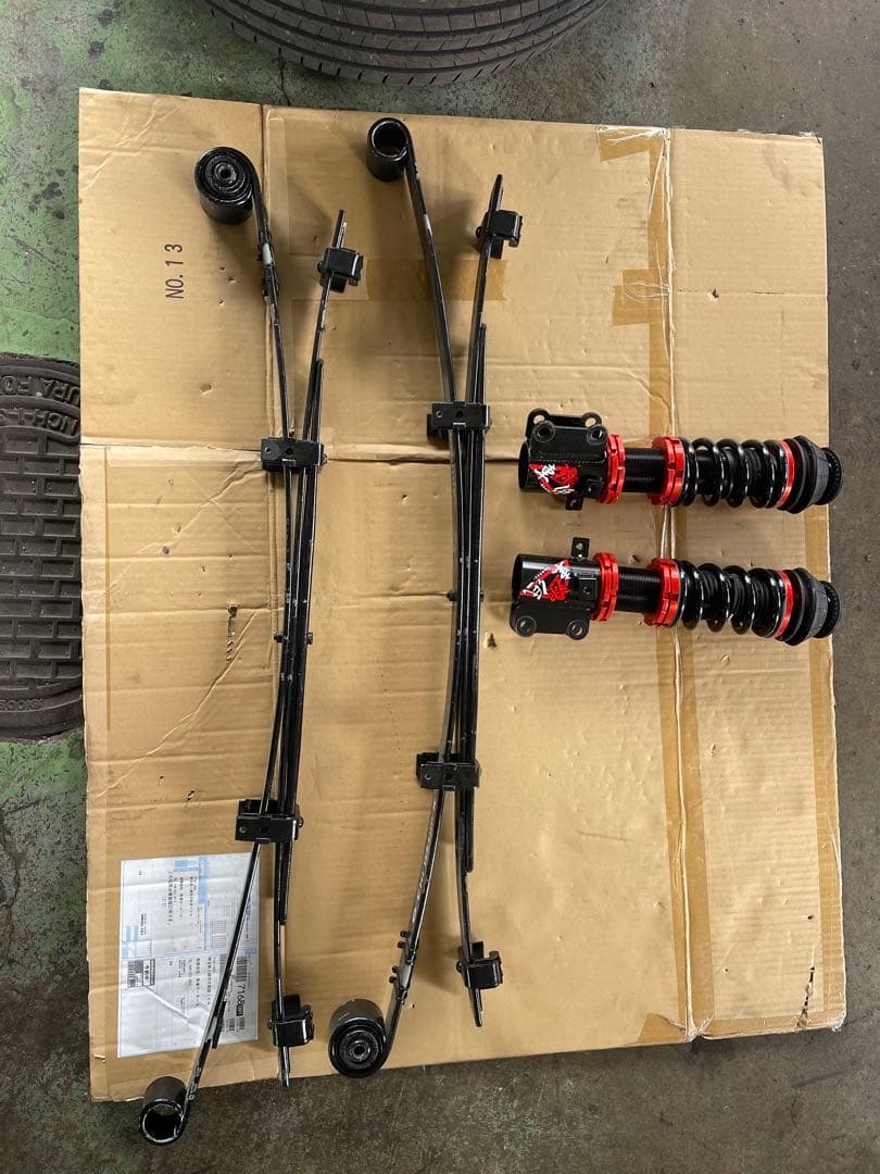 フロント車高調キット　翔プロデュース、車底SHATEI