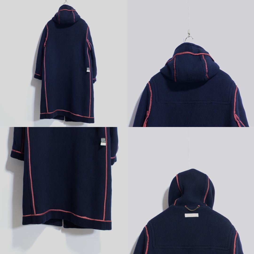 超極上品 ムーアブルック チベット社 UA ダッフルコート ネイビー 32