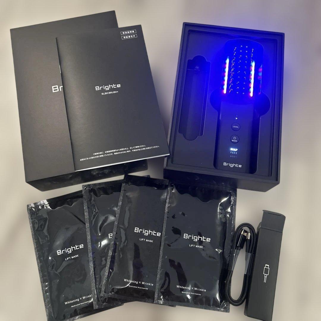 Brighte Lift Maskブライト　電気バリブラシマスク4枚ヘアトニック