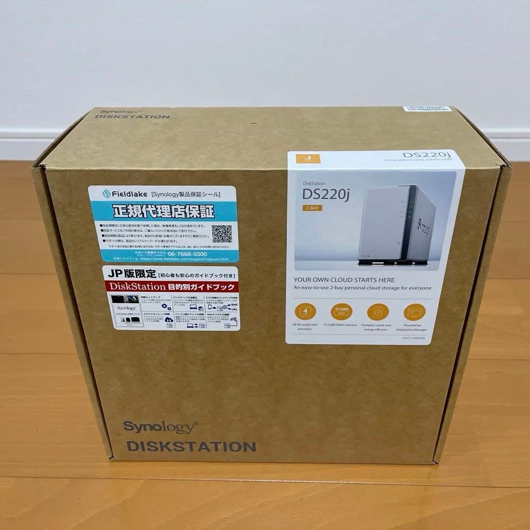 Synology DiskStation DS220j 本体+6TBHDD×2