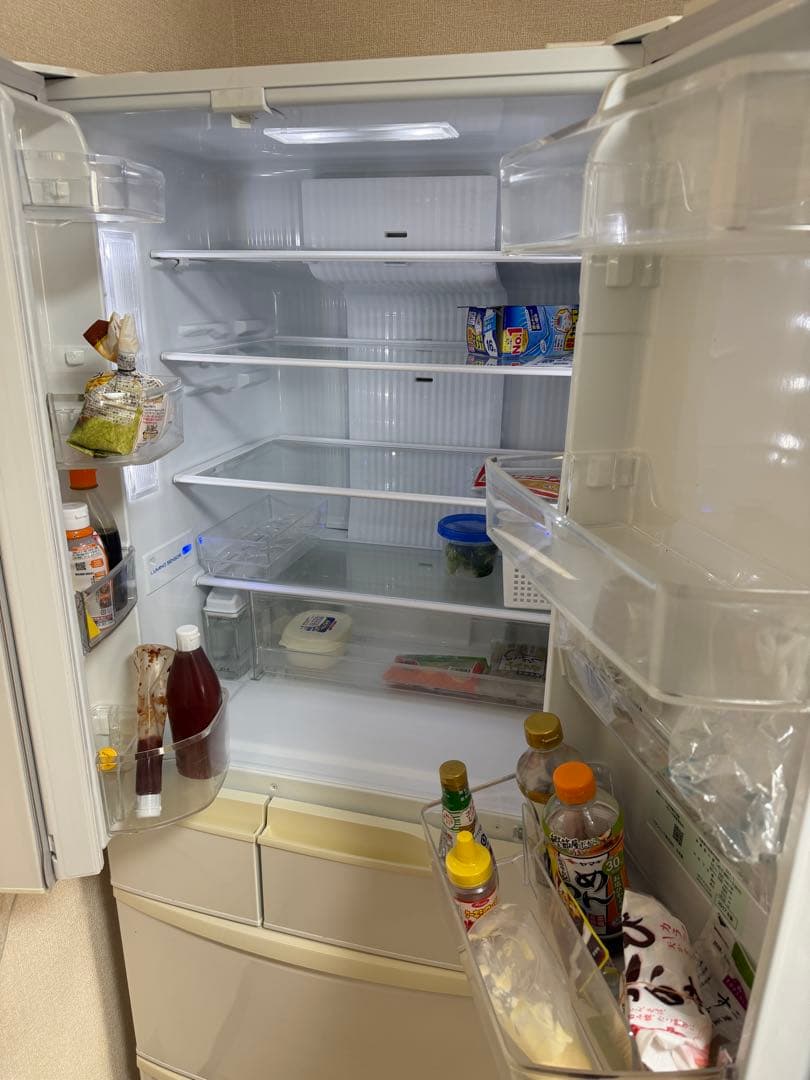 奈良発 エコナビ パナソニック フレンチ 6ドア冷蔵庫451L FVF453