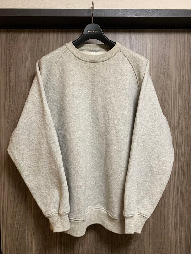 だ*ー様 COMOLI コットン裏毛クルーネックスウェット グレー サイズ4 2