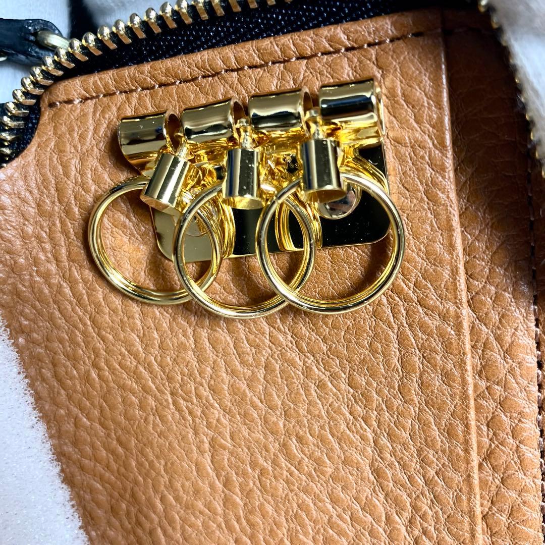 【未使用保管】ポーター コンパクト ホイッスル レザー キーフック付き