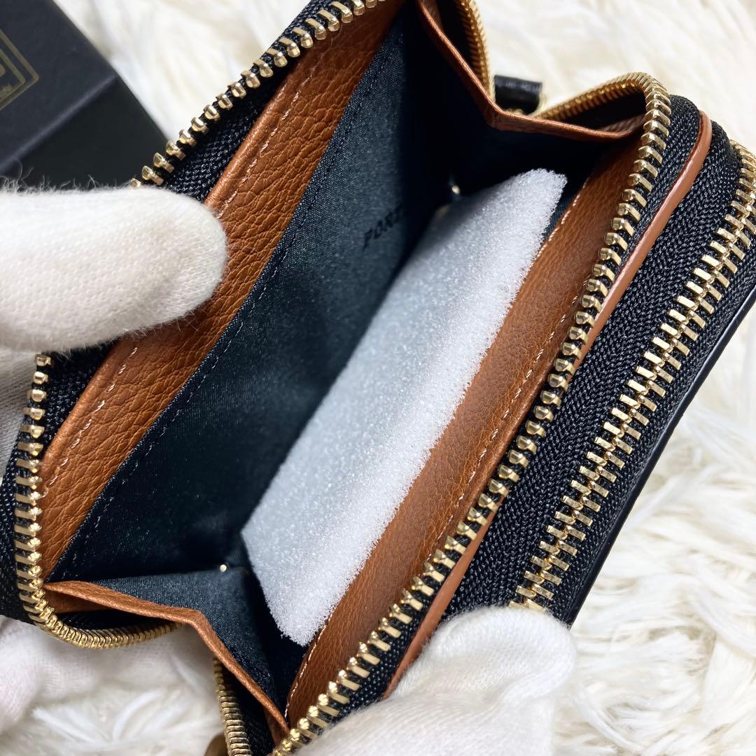 【未使用保管】ポーター コンパクト ホイッスル レザー キーフック付き