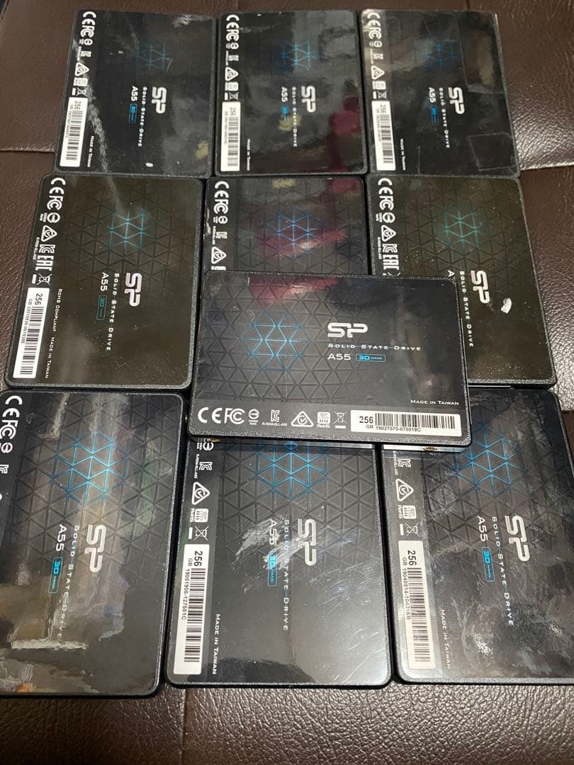 シリコンパワー　SSD　256GB　11個セット【消去作業正常完了品】