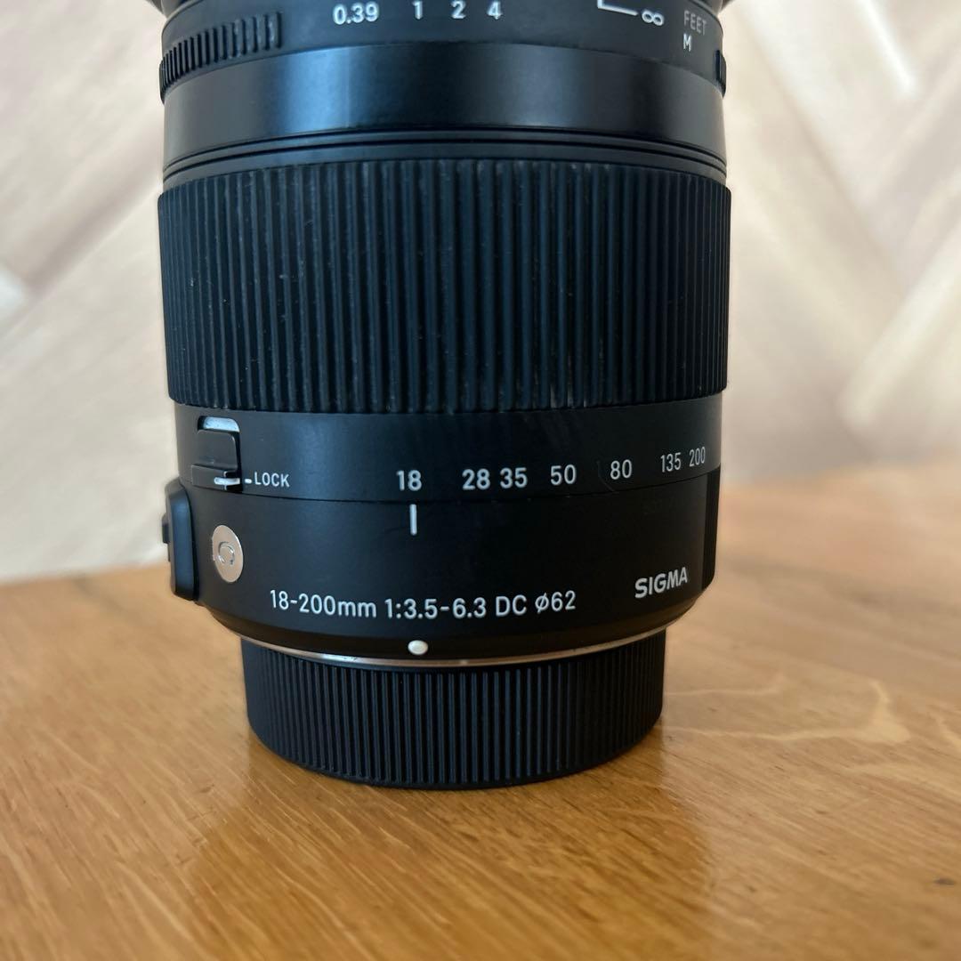 レンズ(ズーム) SIGMA 18-200mm 1:3.5-6.3 DC