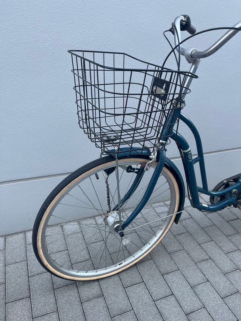 【東京近郊受渡し希望】26インチ自転車　LEDオートライト 6段変速 鍵2個付き