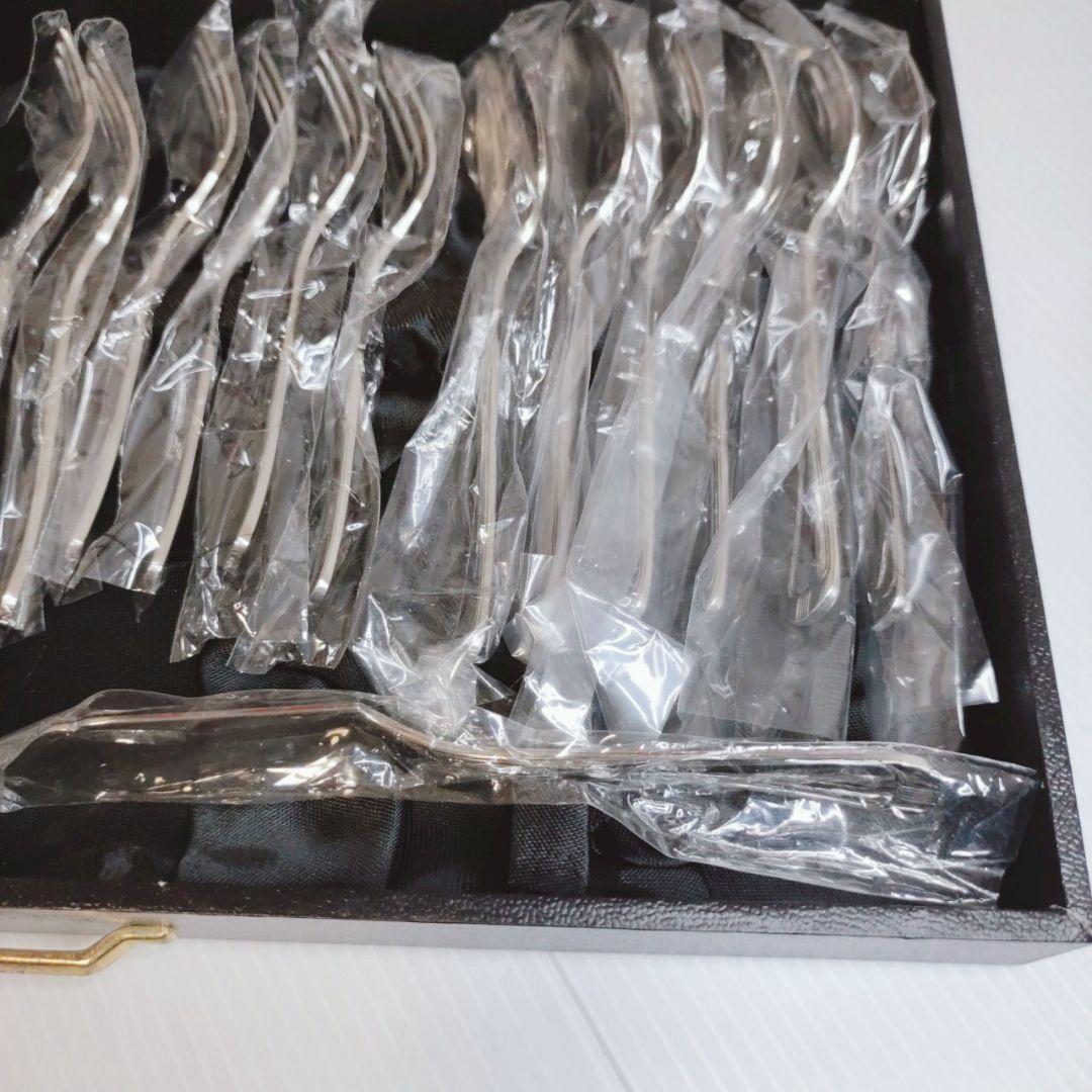 【未使用品】AZUMA 18-8 ステンレスカトラリーセット 50本