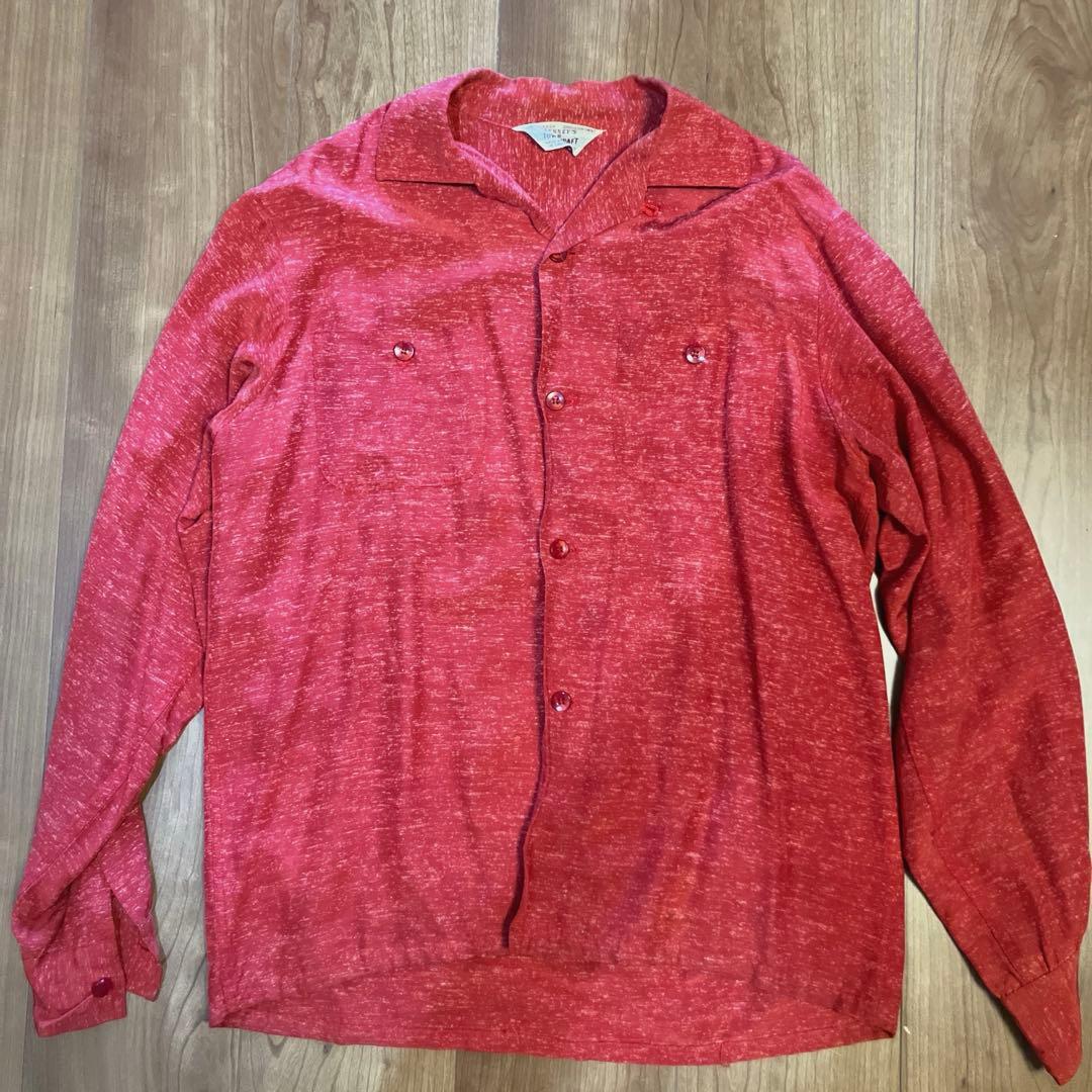 50sPENNEY'S TOWNCRAFT カスリ柄シャツ S