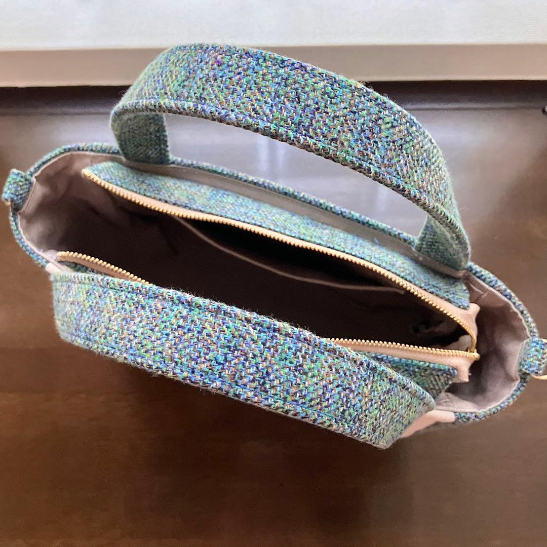 新作✦クロスステッチ❤︎ luxeバッグ　ハンドメイド サモイロフ