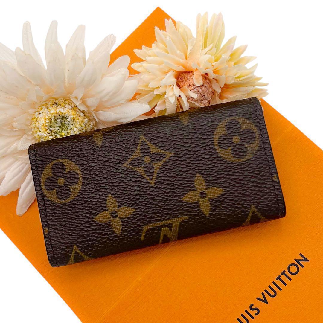 値下げ 221 美品 4連 キーケース モノグラム ルイヴィトン ミュルティクレ