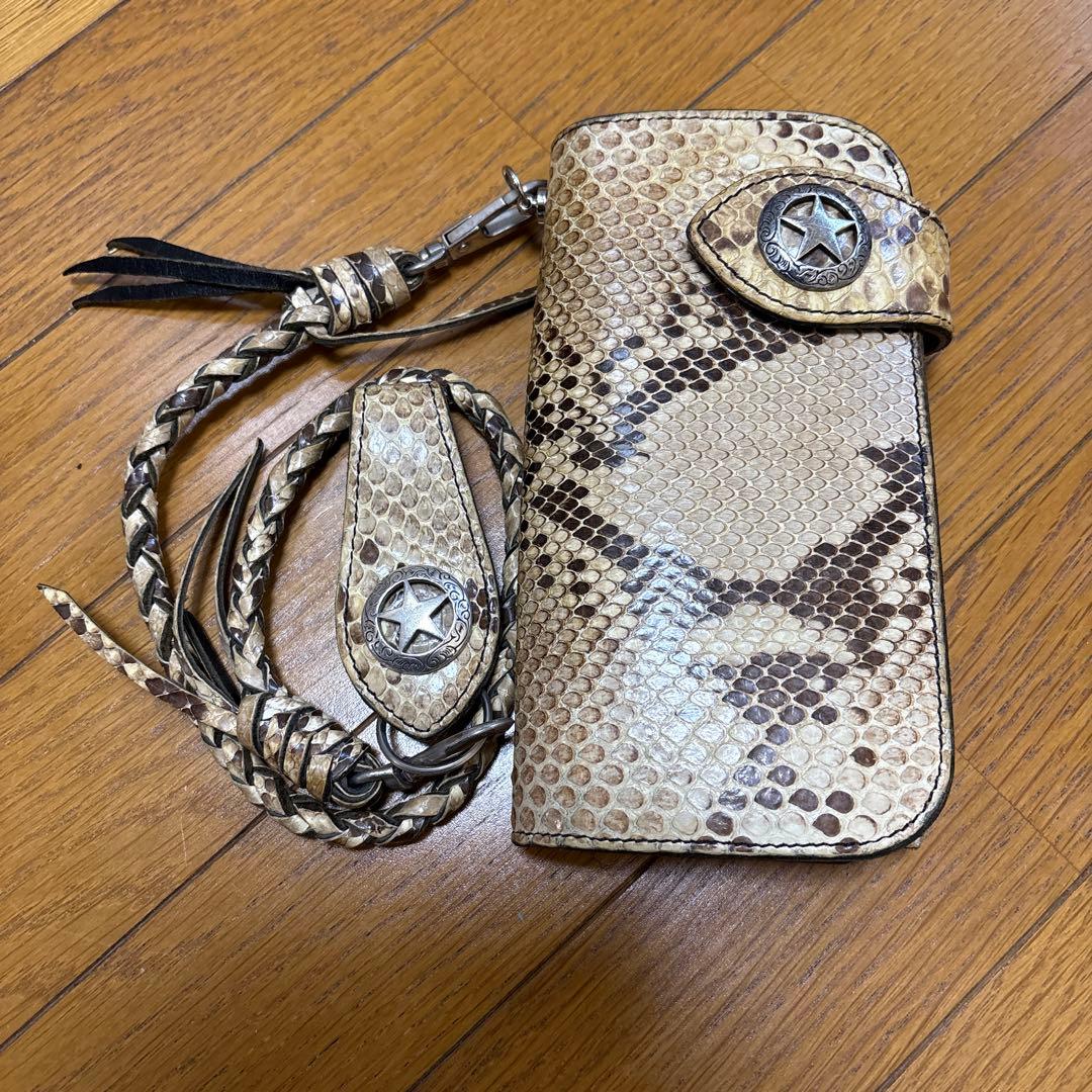 アルズニ　長財布ダイヤモンドパイソン3点セット‼️超美品‼️