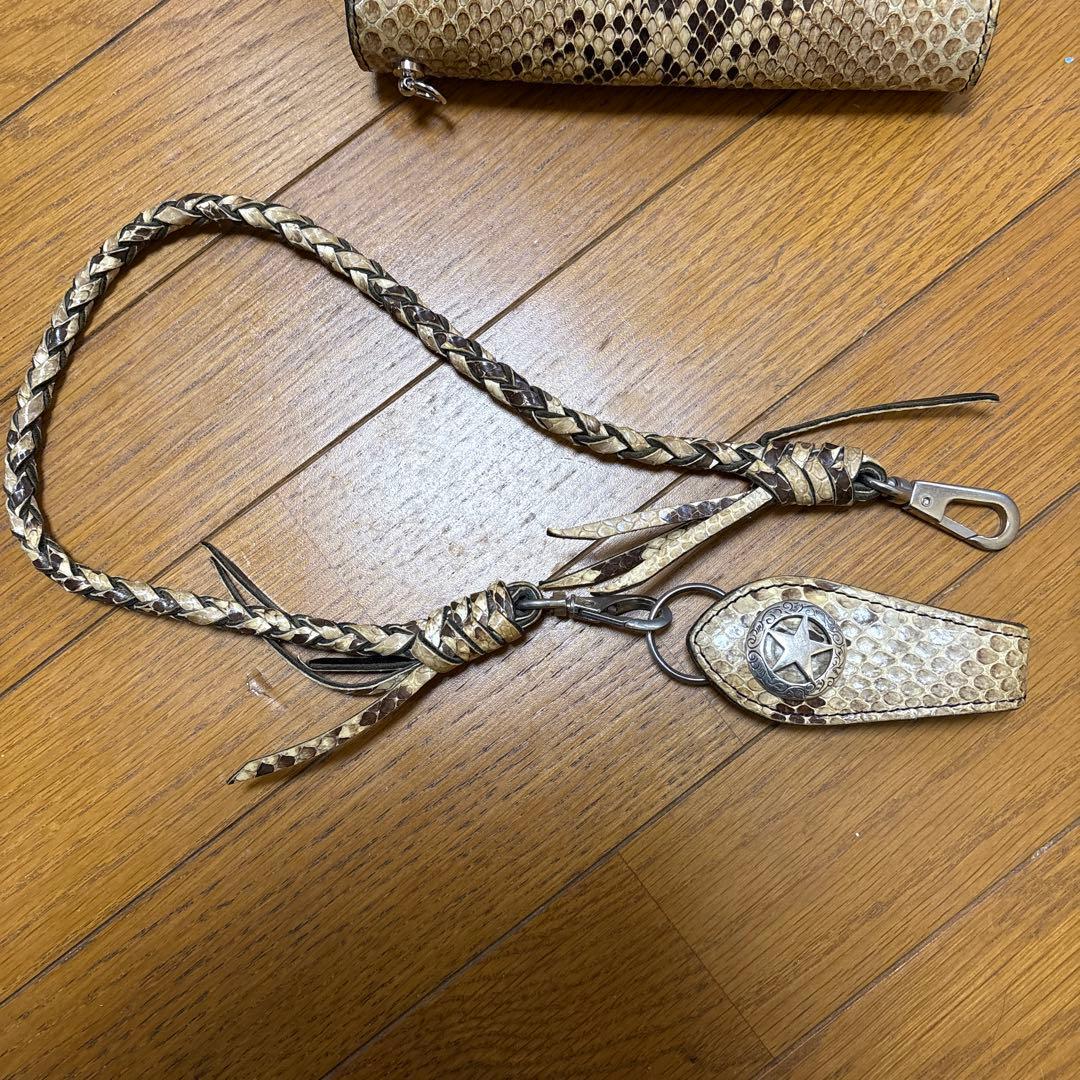 アルズニ　長財布ダイヤモンドパイソン3点セット‼️超美品‼️