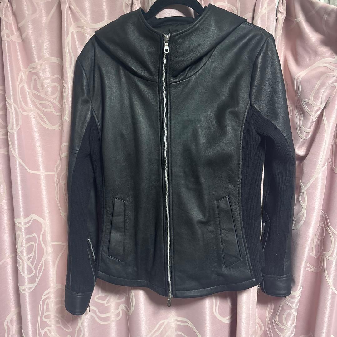 NO ID ノーアイディー　ラムバフィングフーデッドＢＬＺ ブルゾン