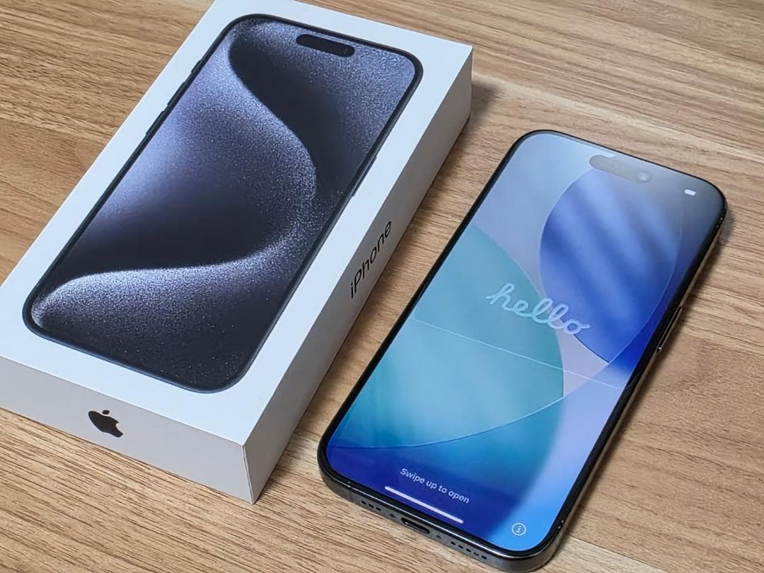 【訳あり】iPhone 15 Pro 128GB ブルーチタニウム SIMフリー