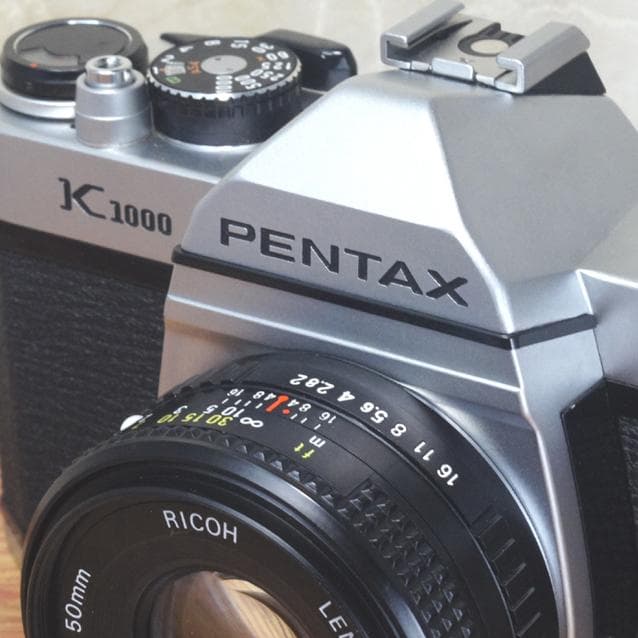 【整備済完動品・美品】PENTAX K1000 RIKENON 50mm F2