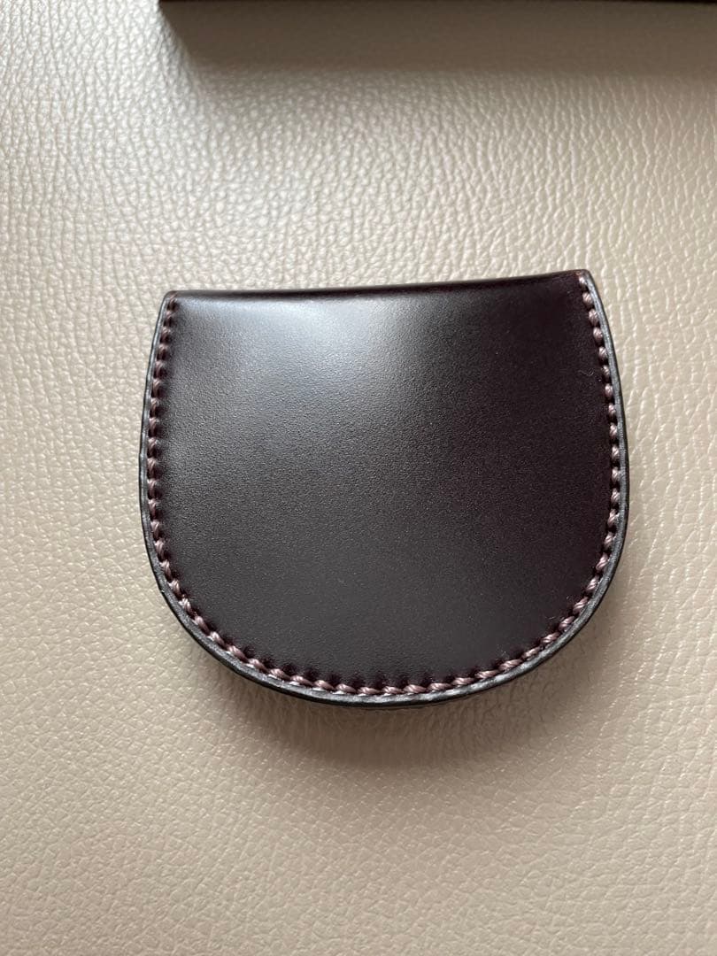 土屋鞄製造所 馬蹄型ケース　ボルドーブラウン