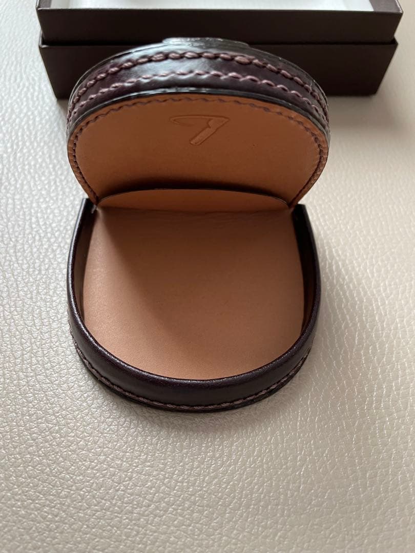 土屋鞄製造所 馬蹄型ケース　ボルドーブラウン