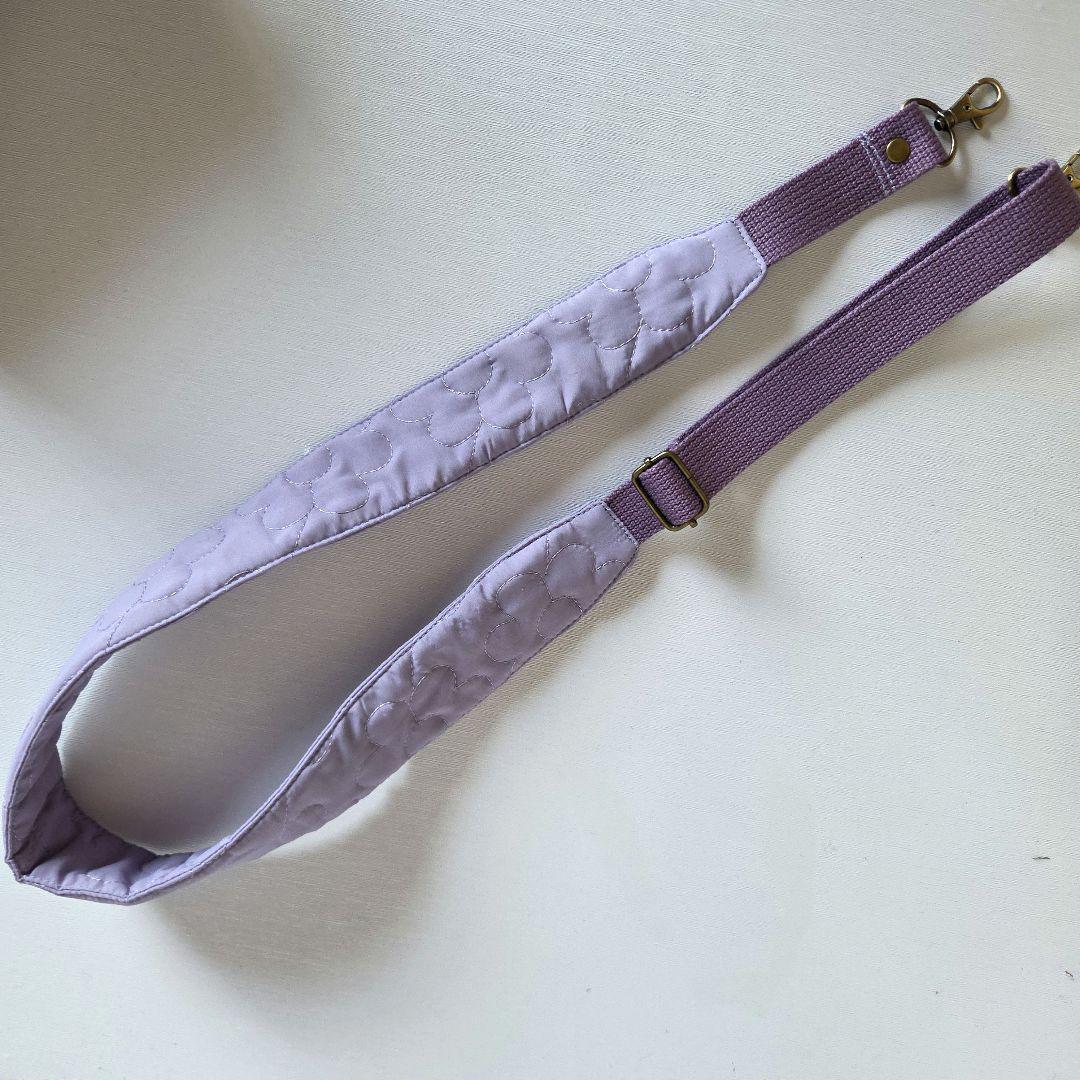 JUNE様　ハートキルトのショルダーバッグ　ハンドメイド