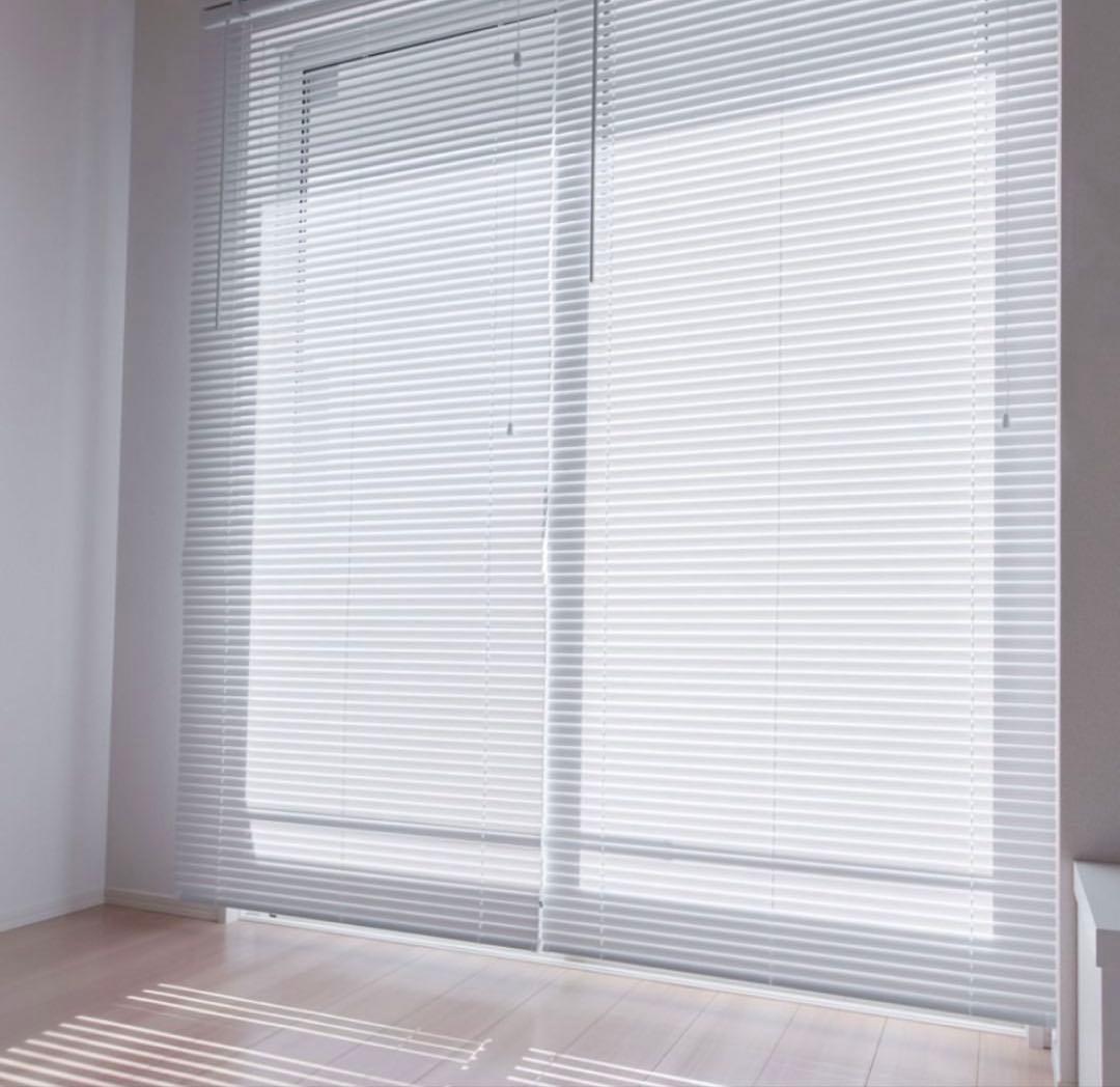 2セット【新品未使用】ホワイト　アルミブラインド　横90 縦180