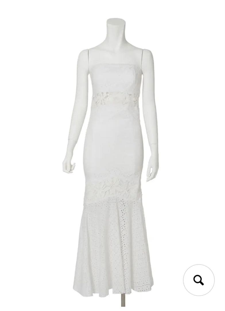 ひみち▪️アレミティ　コットンレース　マーメイドドレス（ホワイト）他1点