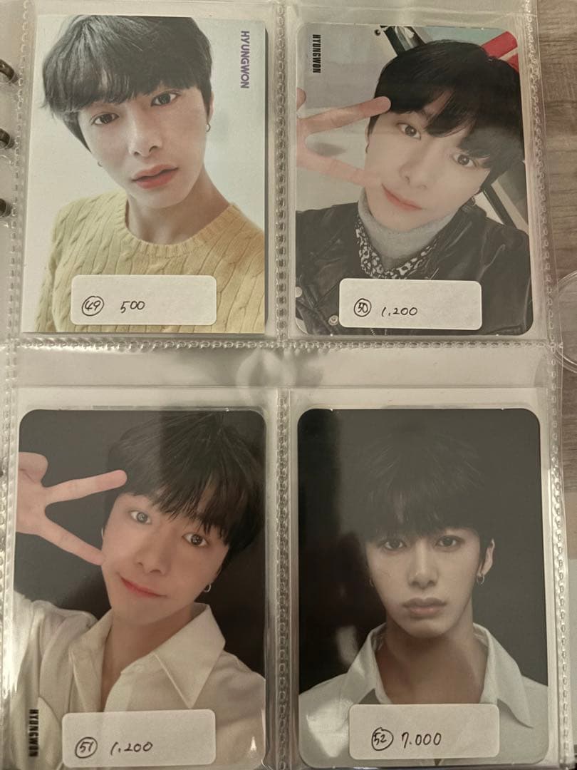 ヒョンウォン　トレカセット