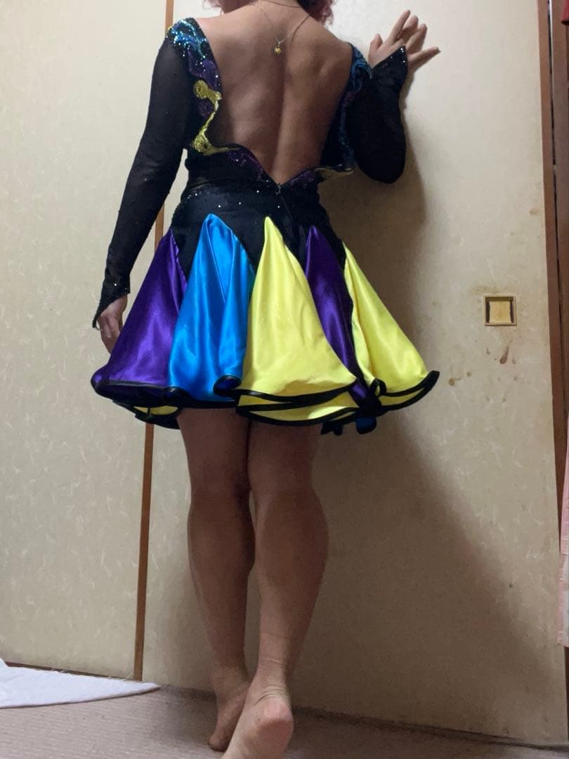 早まりました10/26まで‼️白樺　社交ダンス　ラテンドレス　M