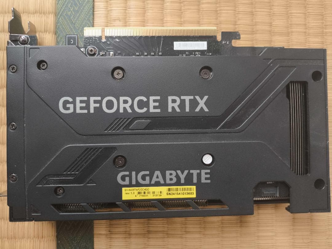 グラフィックボード・グラボ・ビデオカード GeForce RTX 4060Ti WINDFORCE OC 8G