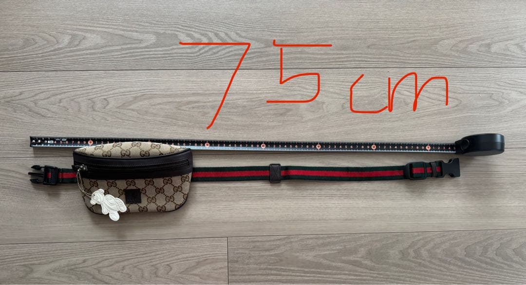 GUCCI キッズ キャンバス ボディバッグ