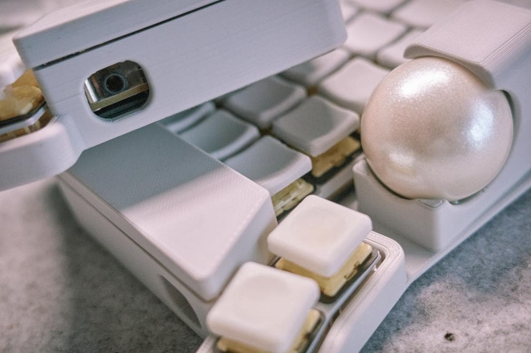 keyball39 組立済み ケース スイッチ キーキャップ付き