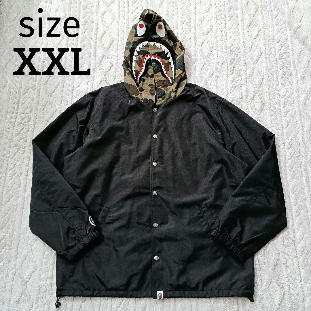 【美品】A BATHING APE SHARK COACH JACKET XXL