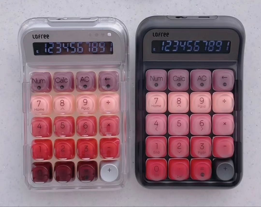 ロフリー 電卓 テンキーリップスティック シルバー Lofree 公式正規品