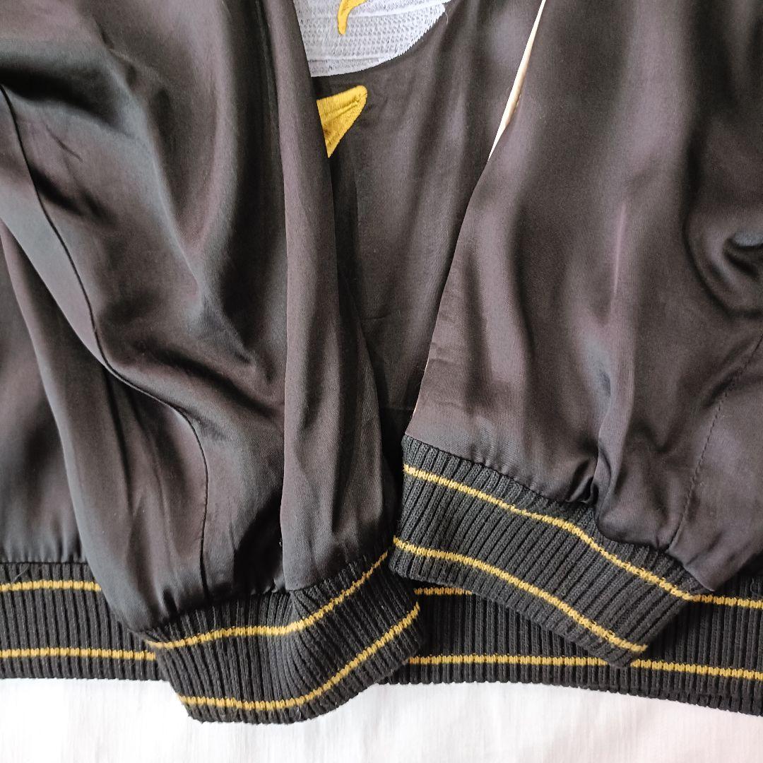 HOUSTON XL【スカジャン】US Marine 黒　大きいサイズ