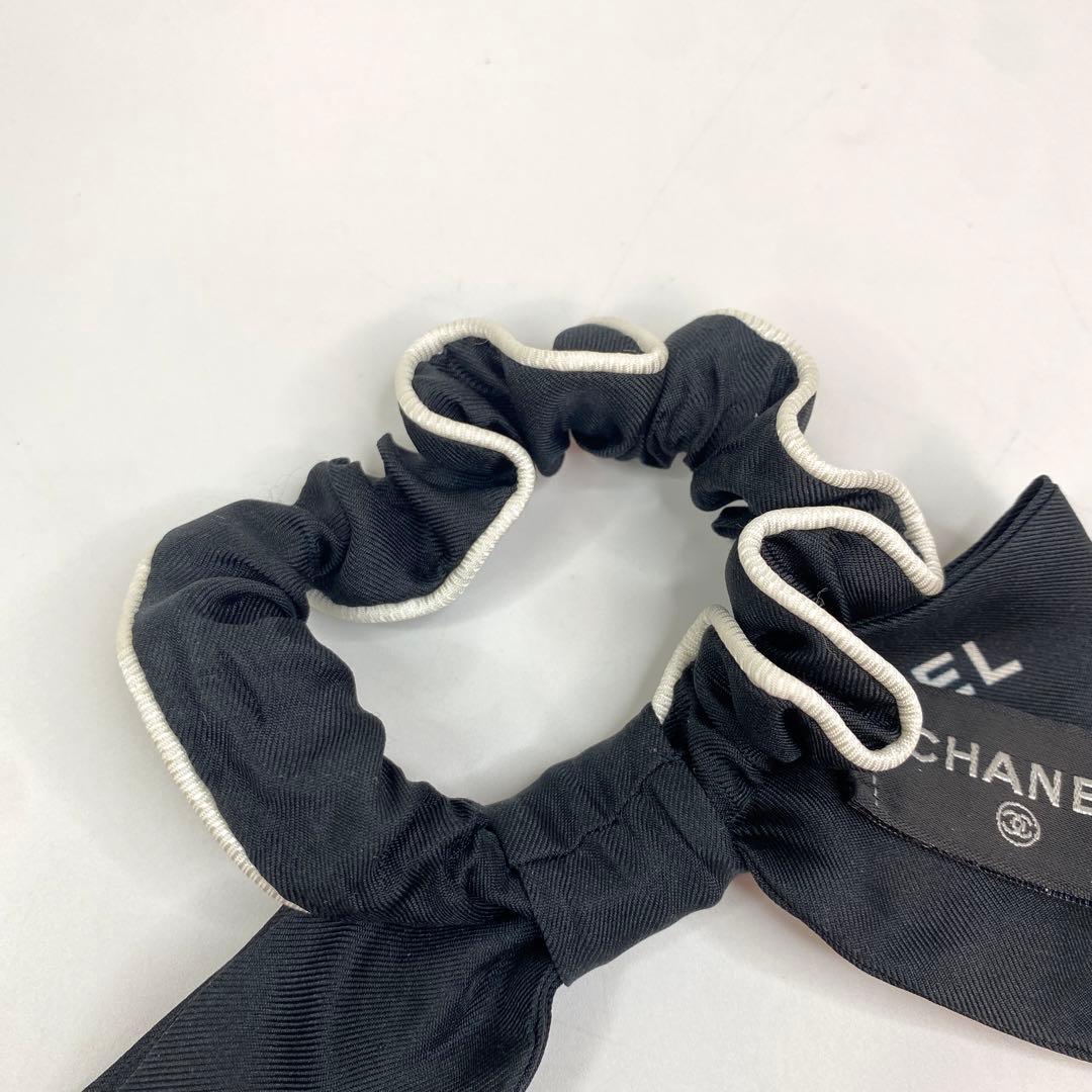 即完売 シャネル CHANEL シュシュ リボン ココマーク ビスコース