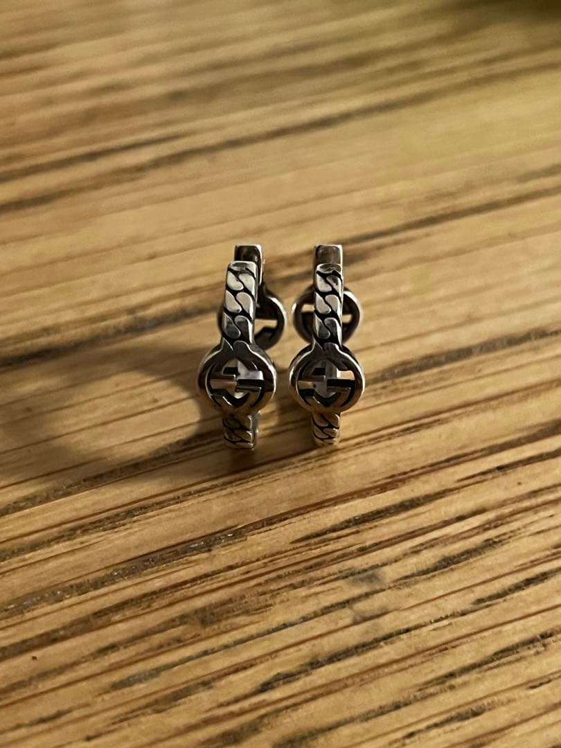 達*8様 GUCCI インターロッキング　フープピアス　志尊淳　佐藤健着用