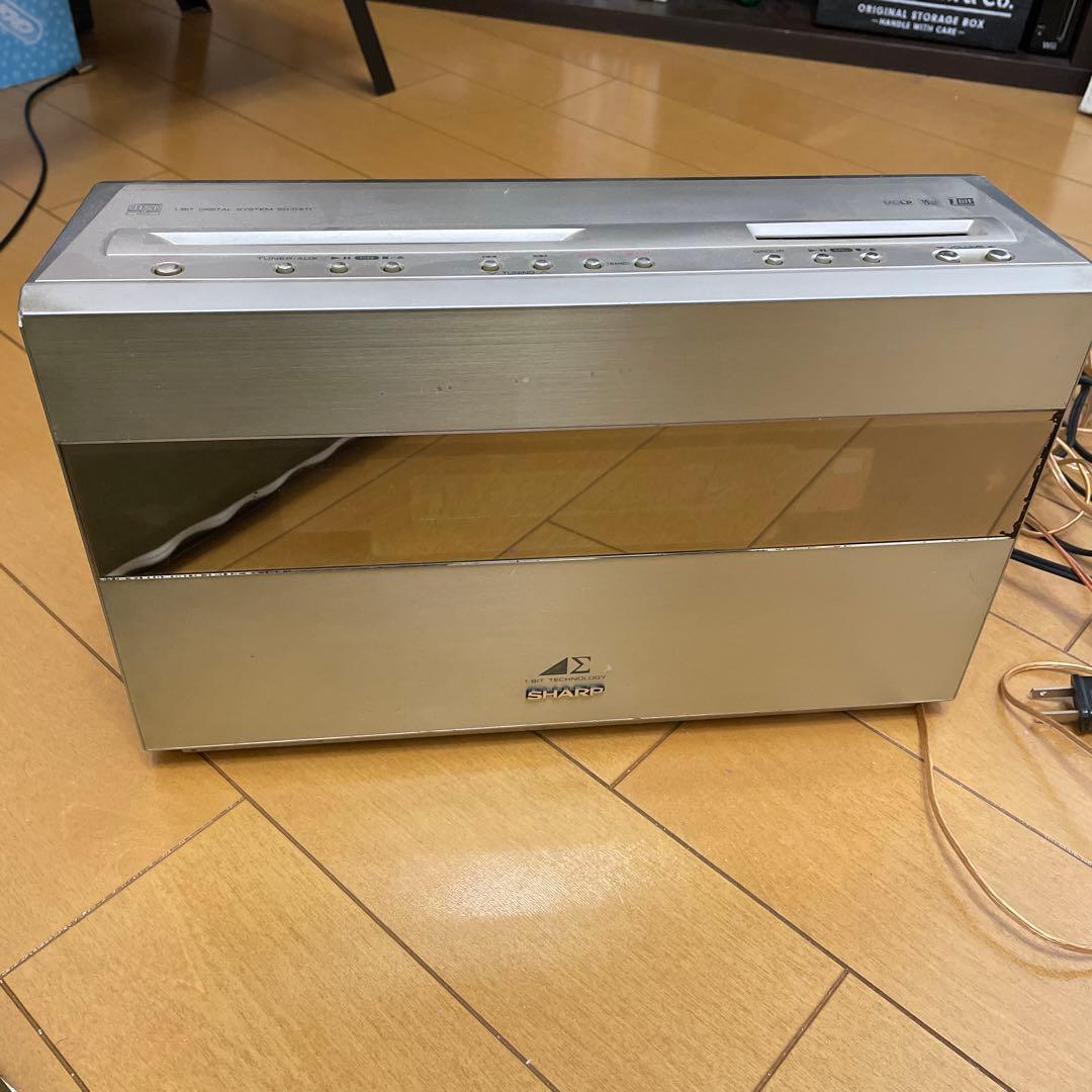 SHARP CD・MD・カセットデッキ シルバー