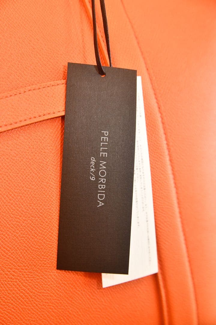 カズ0802　ペッレモルビダ deck-9シリーズ トートバッグ オレンジ