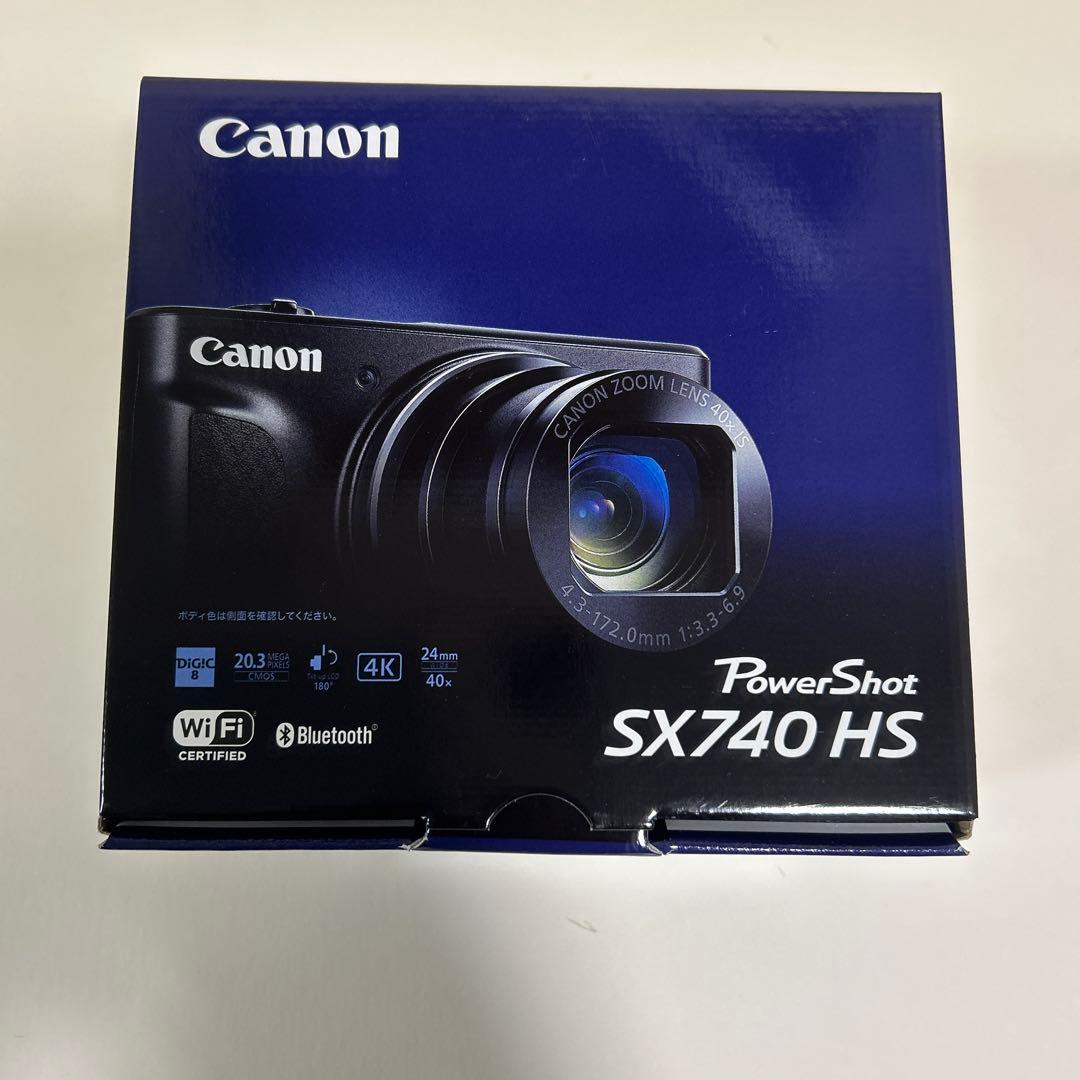 【新品•未使用】Canon PowerShot SX740 HS 本体　ブラック