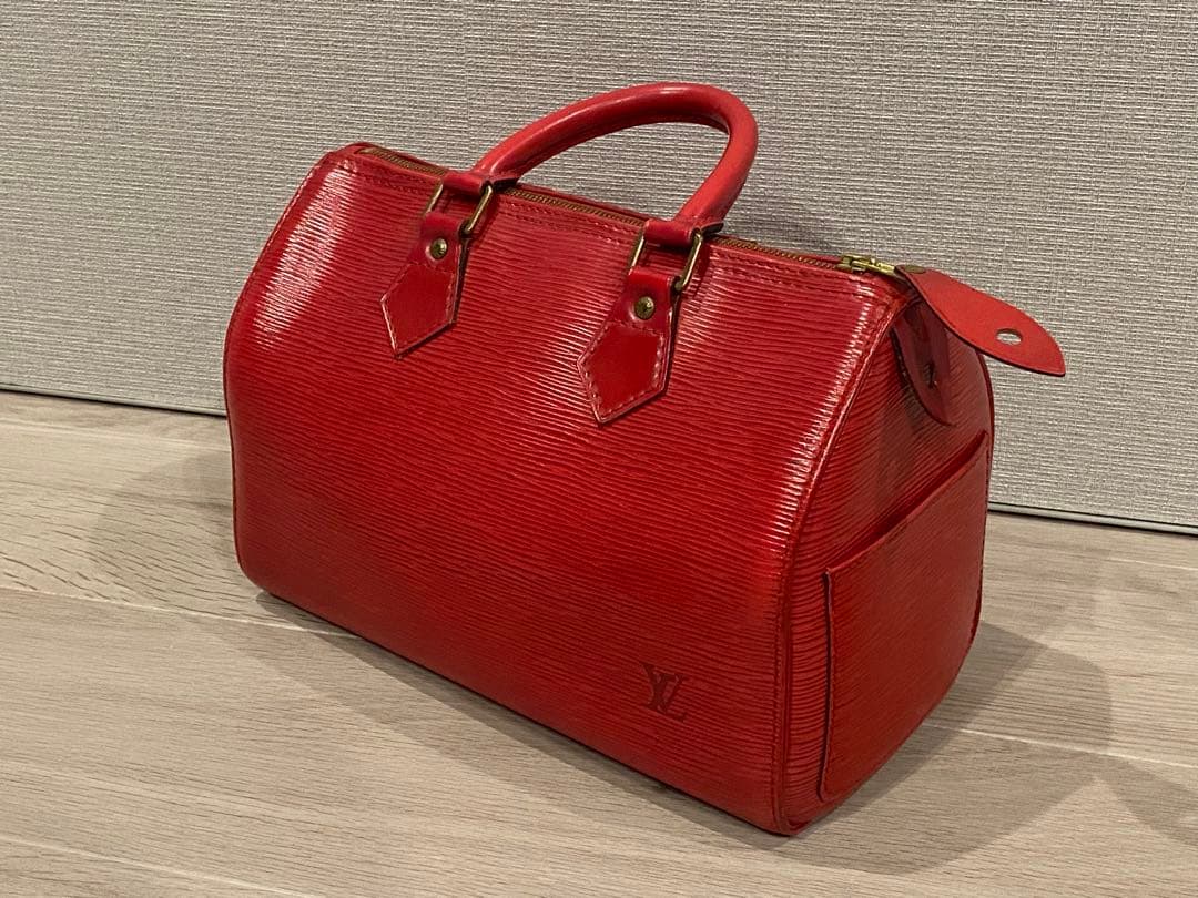 美品！Louis Vuitton エピ　スピーディー　レッドボストンバッグ